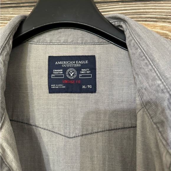 American Eagle men’s western shirt, vintage fit, X-Large, snap buttons - Picture 4 of 13